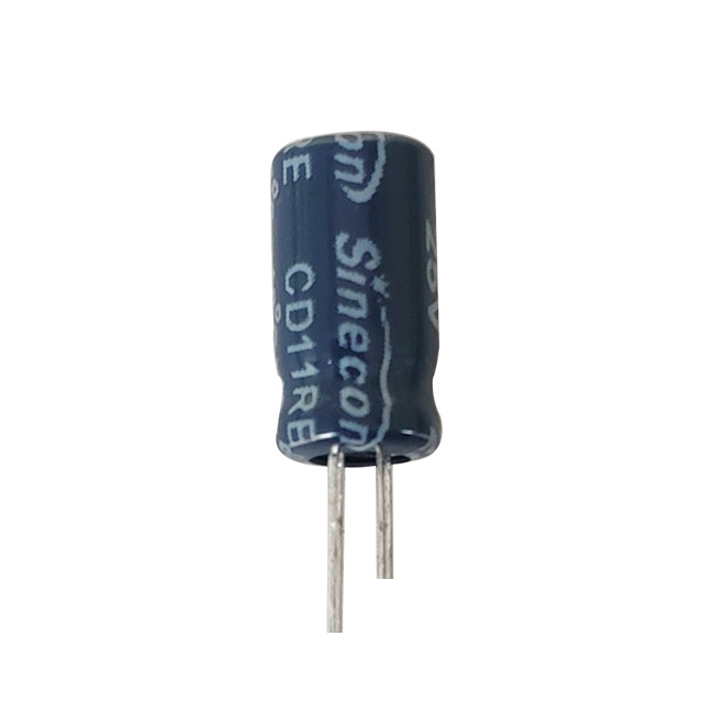 CD11RE/CD11LE Medium en kleine hoge rimpel lage resistentie laagspanning radiale aluminium elektrolytische condensator