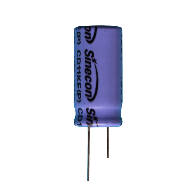 CD11KE Compacte hoge-temperatuur resistent langwaardige lage spanning radiale aluminium elektrolytische condensator