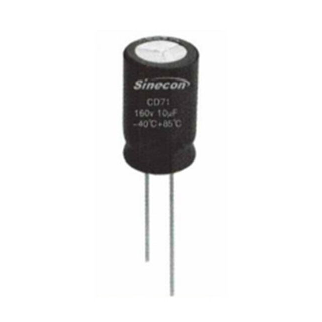 CD71S Hoge-temperatuur resistent speciale radiale aluminium elektrolytische condensator met S-correctie