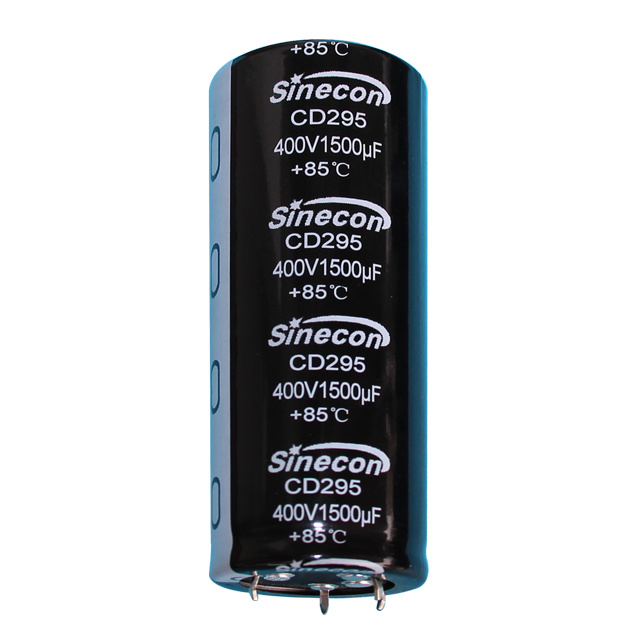 CD295 duurzame, hoge rimpel snap-in aluminium elektrolytische condensator