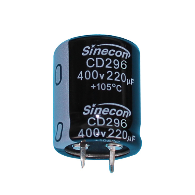 CD296 Lage lekkage, bliksembestendige snap-in aluminium elektrolytische condensator