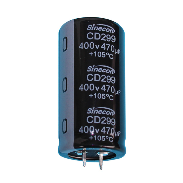 Snap-in aluminium elektrolytische condensator