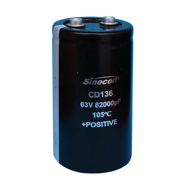 CD136 Hoogspanning en resistent -elektrolytische condensator met hoge temperatuur aluminium. CD136 Hoogspanning en resistent -elektrolytische condensator met hoge temperatuur aluminium.